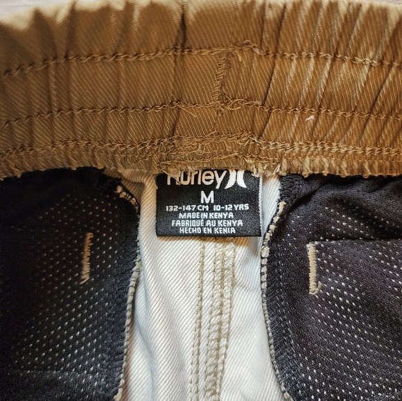 NWT Hurley Boy's Casual Everyday Activewear Khaki Joggers Medium 10-12 - Picture 5 of 9